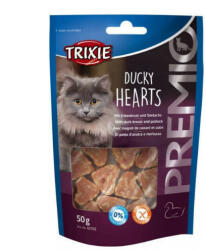 TRIXIE Premio Ducky Hearts - jutalomfalat (kacsa) macskák részére (50g)