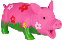 TRIXIE Pig Dog Toy - latex játék (virágos disznó) kutyák részére (20cm)