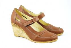 Rovi Design Pantofi dama cu platforma din piele naturala - Foarte comozi P9154MBOX - ellegant