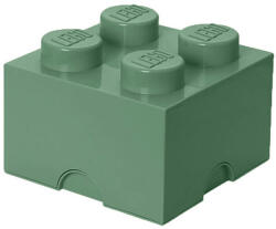 LEGO® LEGO Cutie depozitare 2X2 verde nisip Varsta 4+ ani (40031747)