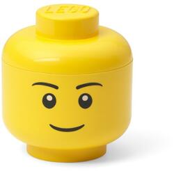 LEGO® Mini cutie depozitare cap minifigurina LEGO baiat (40331724) - orasuljucariilor