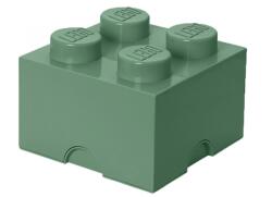LEGO® Cutie depozitare LEGO® 2X2 verde nisip