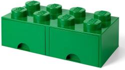 LEGO® Cutie depozitare LEGO 2x4 cu sertare, verde (40061734) - orasuljucariilor
