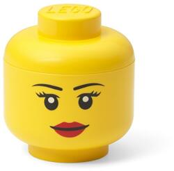 LEGO® Mini cutie depozitare cap minifigurina LEGO fata (40331725) - orasuljucariilor