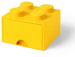 LEGO® Cutie depozitare LEGO 2x2 cu sertar, galben (40051732) - orasuljucariilor