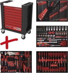 KS TOOLS Performanceplus Tool Trolley Set P10 180 Tools (810.4180) - vexio