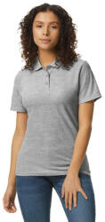 Gildan GIL64800-B3 SOFTSTYLE® LADIES' DOUBLE PIQUÉ POLO WITH 3 COLOUR-MATCHED BUTTONS (gil64800-b3sp-m)