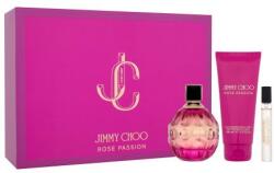 Jimmy Choo Rose Passion set cadou Apă de parfum 100 ml + apă de parfum 7, 5 ml + loțiune de corp 100 ml pentru femei