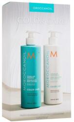 Moroccanoil Color Care Duo set cadou Șampon Color Care Shampoo 500 ml + balsam Color Care Conditioner 500 ml pentru femei