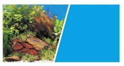 Hagen Fundal acvarii, cu 2 fete plante si pietre / albastru 45cm x 7.5m