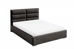 Miló Bútor St2 ágyrácsos ágy, sötétbarna (140 cm) - mindigbutor