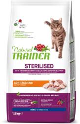 Natural Trainer Sterilized száraz macskaeledel, pulyka, 1, 5 kg