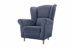 Miló Bútor Navarro fotel, kék - mindigbutor