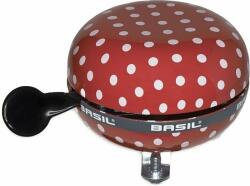 Basil Polkadot Red/White Claxon bicicletă (50396)