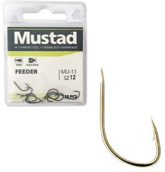 Mustad Ultra NP Feeder 10 Lapkás, Szakállas Pontyozó Horog 10db (M4250010)