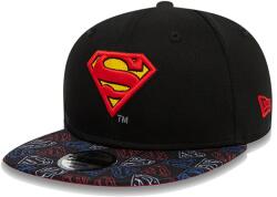New Era New Era, Superman 9FIFTY patentos hátoldalú sapka, Fekete, 54-55 CM (60435015-YTH)