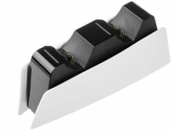 FIXED Dual Charger for PS5 controller black and white (FIXPS5-DCC-BW)