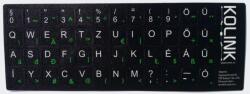 Kolink Billentyűzet matrica HU Black/White (KBKOHUBLW) - pcland