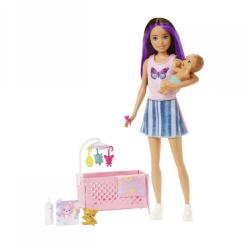 Mattel Barbie Skipper Babysitters Inc. baba szett kisbabával (HJY33)