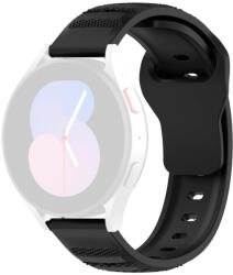 Techsuit Curea pentru Samsung Galaxy Watch 4/5/Active 2 Huawei Watch GT 3 42mm / GT 3 Pro 43mm Techsuit Watchband W050 Black (5949419081178)