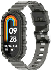Techsuit Curea pentru Xiaomi Mi Band 8 - 8 NFC Techsuit Watchband W017 Black (5949419074255)