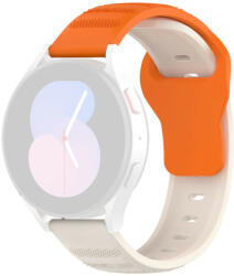 Techsuit Curea pentru Huawei Watch GT 2 46mm/GT 2 Pro/GT 3 Pro 46mm/Ultimate Xiaomi Watch S1 Techsuit Watchband W050 Orange Beige (5949419080980)