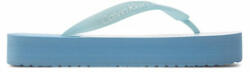 Calvin Klein Jeans Flip flop Beach Sandal Flatform Monologo YW0YW01617 Albastru