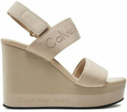 Calvin Klein Jeans Sandale Wedge Sandal Webbing In Mr YW0YW01360 Bej