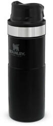STANLEY - termos tip cana cu buton Trigger Action Travel Mug - negru mat piatra - 470 ml (10-06439-031)