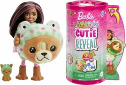 Mattel Barbie Cutie dezvăluie Chelsea într-un costum - un câine într-un costum verde de șlapi (25HRK29)