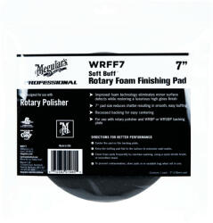 Meguiar's Soft Buff Rotary Foam Finishing Disc 7" befejező és viaszoló polírozó korong 175mm (WRFF7)