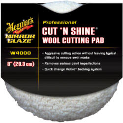 Meguiar's Cut 'N Shine Wool Cutting Pad gyapjú vágó polírozó korong 20 cm (W4000)