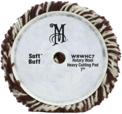 Meguiar's Rotary Wool Heavy Cutting Pad extra vágó gyapjú polírozó korong 175 mm (WRWHC7)