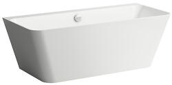 Laufen LINDEN Szabadon álló fürdőkád, falhoz tolható változat, Marbond kompozit anyagból, a lábat tartalmazza 180x80 cm Fehér H2209470000001 (H2209470000001)