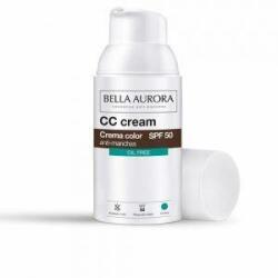 Bella Aurora CC Cream Bella Aurora Spf 50 Fără ulei (30 ml) Crema antirid contur ochi