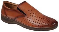 Ciucaleti Shoes Pantofi barbati casual, perforati, din piele naturala, Maro - RSY503M (GKR503M)