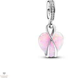 Pandora Anya Opálos szív függő charm - 793202C01