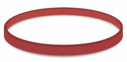 WIMEX Bandă de cauciuc groasă roșie 4mm Ø8cm [1 kg]