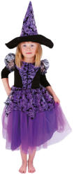 Rappa - Costum pentru copii vrăjitoare violet (M) (8590687395879) Costum bal mascat copii