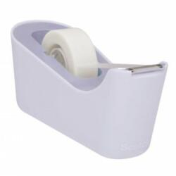 3M Dispenser de bandă adezivă, pentru masă, livrat cu bandă adezivă, 3M SCOTCH "C18", lavandă