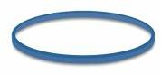 WIMEX Bandă de cauciuc, albastru deschis, 1mm, Ø3cm [50 g]