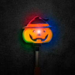 Family Halloween-i LED lámpa - rugós tök - elemes Family 58112A (58112A)