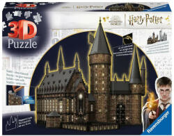 Ravensburger Puzzle 3d Ravensburger, Cu Led Harry Potter Sala Principala 540 Piese (RVS3D11550)