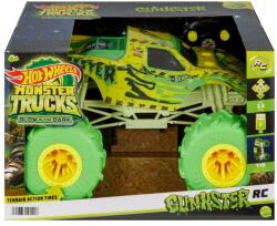 Mattel Hot Wheels Monster Trucks 1: 15 távirányítós, sötétben világító autó - Gunkster (HTP15)