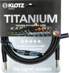 KLOTZ Cablu audio analogic Klotz TITANIUM StarQuad cu conectori metalici simetrici Neutrik - 1m (TI-TRS0100)