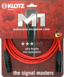 KLOTZ M1 cablu microfon profesional XLR 3p mum/dad negru conectori Neutrik - 7, 5m (M1FM3N0750)