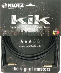 KLOTZ Cablu audio profesional Klotz cu Jack Klotz din metal - 3m (KIKKG3.0RRSW)