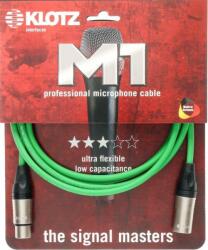 KLOTZ M1 cablu de microfon profesional XLR 3p mum/dad nichel conectori Klotz - 10m (M1K4FM1000)