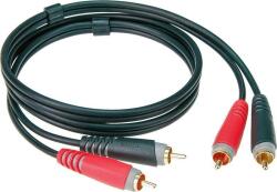 KLOTZ Cablu stereo profesional Klotz stereo twin cu mufe RCA drepte - 3m (AT-CC0300)