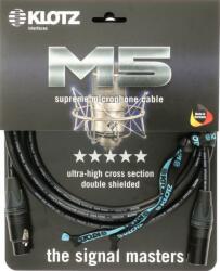 KLOTZ Cablu microfonic suprem Klotz M5 cu ecranare dublă și Neutrik XLR - 2m (M5FM02)